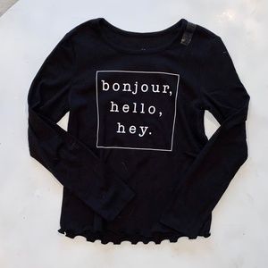 Justice girls t-shirt size 7